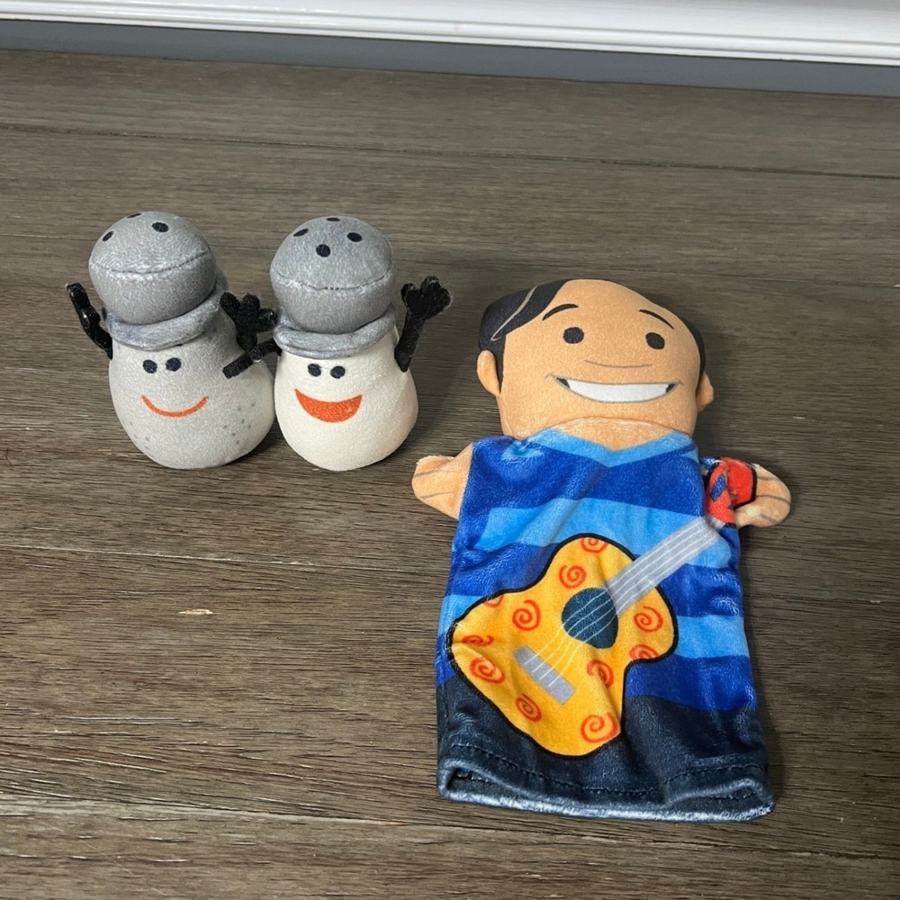 Blues Clues Joe Puppet Mr Salt Mrs Pepper Plush Set Melissa & Doug Stuffed Toy